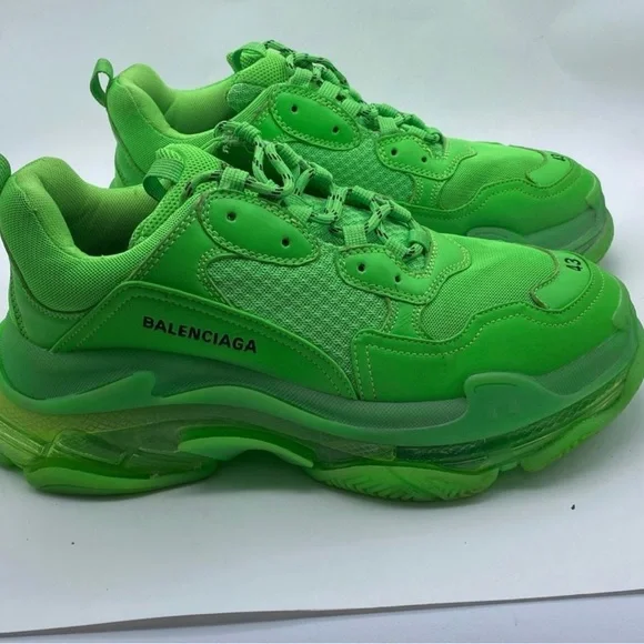 bright green balenciaga shoes